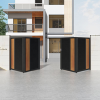 Portails pliants métalliques, portail cantilever, portail automatique en aluminium, portail pliant pour allée, portail pliant pour villa