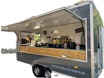 Camion de restauration <span class=keywords><strong>HENO</strong></span> neuf à bas prix, entièrement équipé en aluminium, remorque alimentaire personnalisée, équipement de cuisine complet, dimensions et design personnalisables - Product Image 5