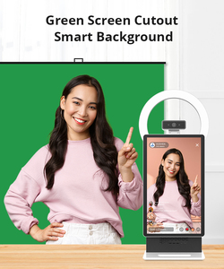 กล้องตั้งโต๊ะ วิดีโอ เสียง ออลอินวัน เครื่องสตรีมสด อุปกรณ์ถ่ายทอดสดสำหรับ Tiktok Instagram <span class=keywords><strong>Facebook</strong></span> - Product Image 2