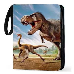 Clip de livre personnalisé Mazon, best-seller, collection UNESCO Monde Animal, motif <span class=keywords><strong>dinosaure</strong></span> jurassique non infringé, pour rangement de cartes Pokémon - Product Image 3