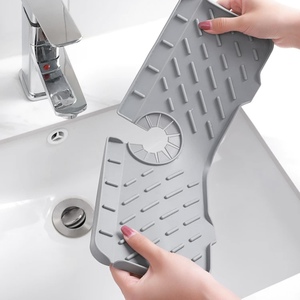 100% Food-Grade Silicone Kitchen Sink <b>Splash</b> Guard Faucet Water Catcher and Drain <b>Mat</b> for Kitchen Table Use - Product Image 3