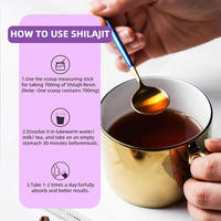 Résine de Shilajit de l'Himalaya, pure et naturelle, enrichie en acide fulvique et oligo-éléments, origine himalayenne, complément nutritionnel