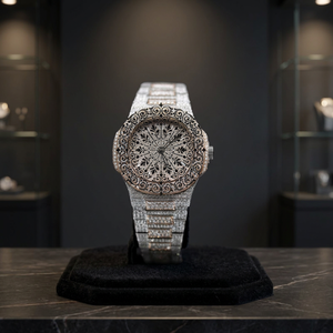 Luxury Square Silver <b>Watch</b> Purple Dial Diamond Bezel Analog Citizen Quartz Movement Lightweight Long <b>Battery</b> Life Unisex - Product Image 1