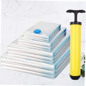 Bolsa de Almacenamiento al Vacío Transparente al por Mayor con Bomba de Compresión para Ropa y Ropa de Cama - Product Image 1