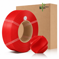 Filamen Printer 3D Bamboo PLA Basic 1.75mm/kg, Kilau Sutra Mengkilap, Daya Rekat Lapisan yang Ditingkatkan, Kompatibel AMS FDM, Pasokan Massal