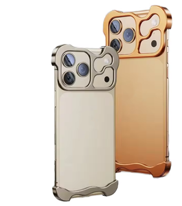 สินค้าใหม่ฝาครอบโทรศัพท์<span class=keywords><strong>มือ</strong></span><span class=keywords><strong>ถือ</strong></span>สำหรับ iPhone 17 Air 17 PRO MAX <span class=keywords><strong>เคส</strong></span>กันกระแทกอลูมิเนียมอัลลอยด์หรูหราพร้อมเลนส์ป้องกัน - Product Image 1