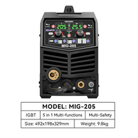 Machine à souder MIG ZOJAN, nouveau design, 0,8 mm, onduleur 7 en 1, 100 V/200 V, portable, 106 A, 2,7 kW/5,7 kW, protection IP21S