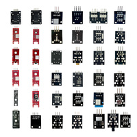 Kit de démarrage de modules de capteurs 37 en 1 avec tutoriel DHT11, IR, ultrasonique, capteur d'humidité du sol pour l'apprentissage de l'électronique