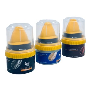 Nourrissant en profondeur 50ml Durable Élimine la saleté Soin du <span class=keywords><strong>cuir</strong></span> Cirage rapide pour chaussures avec éponge - Product Image 1