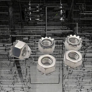 น็อตหกเหลี่ยมเคลือบสังกะสีเหลืองคุณภาพสูงพร้อมฟันเกลียว ทำจากเหล็กกล้าไร้สนิม - Product Image 3