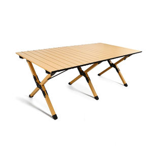 Picnic piega pieghevole Roll up tavolo in metallo Camp con borsa per il trasporto per il giardino del Patio del partito al di <span class=keywords><strong>fuori</strong></span> della spiaggia all'aperto - Product Image 3