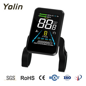 Yolin YL-81F Pantalla LCD para bicicleta eléctrica 36V-52V, alta calidad e impermeable, controlador de conducción inteligente, a - Product Image 1