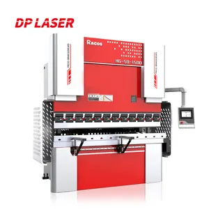DPLASER HG-50-1500 50t 1500mm huile-électrique hybride métal acier CNC Machine à cintrer Presse plieuse pour plaques épaisses