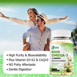 Gélules de vitamines Omega 3 pour la santé vaginale, marque privée, enrichies en graisses totales, pour une meilleure santé osseuse et un équilibre sain. - Product Image 6