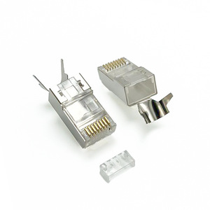 Connecteur réseau GLGW blindé Cat5e RJ45 8 ports 8 cœurs en alliage de cuivre, haute conductivité, fabrication de précision, durable pour - Product Image 3