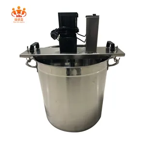 Fully automatic brushless motor cooking mixer, small commercial food mixer, deep fried sauce and jam food processing machine