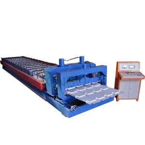 Fully automatic galzed tile making machine for effortless production