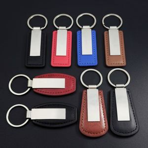 Porte-clés rectangulaire en cuir PU durable, design minimaliste, cadeau d'anniversaire unique pour homme, petit ami, mari et grand-père - Product Image 2