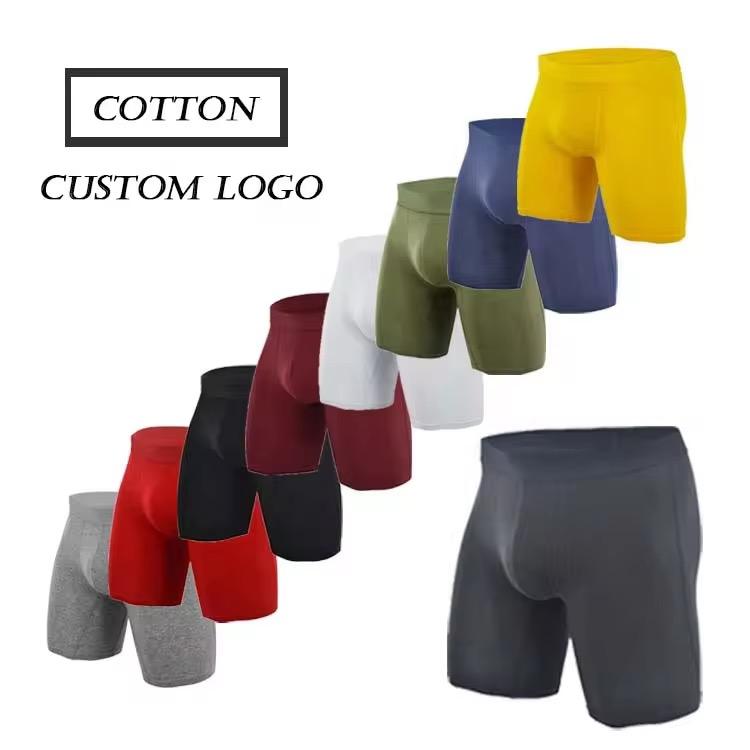 Manufacturers Customized Men's Underwear Shorts Solid Underwear