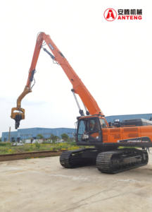 Boor Heien Schroeven Kleine Paal Aandrijfmachine Met Hydraulische Bouwmachines Vibro Hamer - Product Image 6