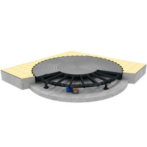 1吨负载工业级钢制汽车转盘平台，用于商用车展览演示 - Product Image 1