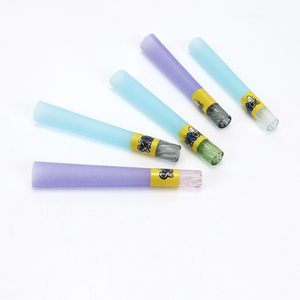 7-Hole Spiral Glass Filter Tip Sticks Cigarette Paper 98mm Pre-Made Rolled Cones Twisted Glass Tipped Smoking <b>Rolling</b> Paper Tube - Product Image 4