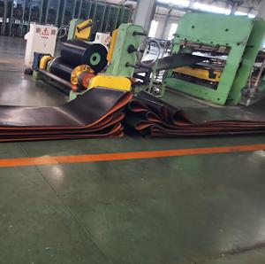 <strong>Flat</strong> Low Friction Rubber <strong>Conveyor</strong> <strong>Belt</strong> Bare Top and Bottom <strong>Used</strong> for Steel or Wood Surfaces - Product Image 2