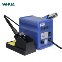 Station de soudage à air chaud YIHUA 878A 2 en 1, pistolet à air chaud
