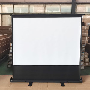 Hướng dẫn sử dụng 16:9 80 inch kéo lên màn hình chiếu di động đứng, phim di động rạp hát tại nhà kính sợi trắng - Product Image 2