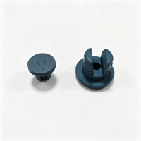 En stock – Bouchon de flacon en verre en caoutchouc silicone de taille standard 13 mm 20 mm avec tête à double fourche