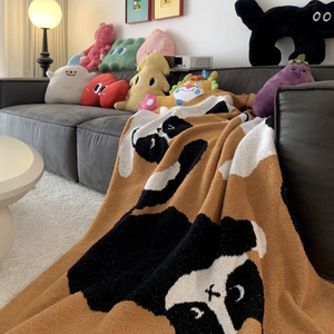 Manta Acrílica Gruesa Vintage con Diseño de Gato, Venta al por Mayor, Tamaño Personalizado, Cálida para Siesta de Invierno, Cubre Sofá y <span class=keywords><strong>Aire</strong></span> Acondicionado - Product Image 5