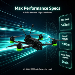 Drone FPV longue portée pour l'extérieur, PNP, avec module d'alimentation intégré, vision numérique claire, GPS, équipement de vol pratique - Product Image 6