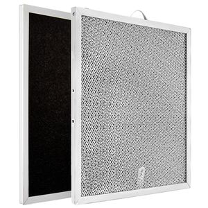 Filtre de hotte aspirante Filtstar en alliage d'aluminium et charbon actif, élément filtrant l'huile 30x20x1 - Product Image 1