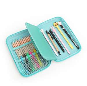 OEM Large Capacity Embossed Kids <b>Pencil</b> Case with Compartments Practical and Stylish <b>Pencil</b> Box for Students - Product Image 2