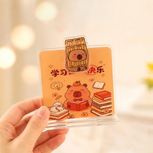 ที่วางหนังสือการ์ตูนน่ารัก สติ๊กเกอร์ติดโต๊ะ ที่จัดระเบียบเอกสาร ที่คั่นหนังสือแบบใส สำหรับตกแต่งสำนักงานและห้องเรียน ขายส่ง - Product Image 2