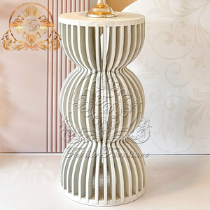 Alzata <span class=keywords><strong>per</strong></span> Torte in Metallo Bianco Rotonda, Design Moderno Professionale a Forma di Cilindro, Smontabile, Novità <span class=keywords><strong>per</strong></span> Decorazioni di Eventi e Matrimoni - Product Image 6