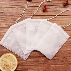 Custom Food Grade Full Sizes Sachet Bag Pouch Drawstring Non Woven Fabric <b>Tea</b> <b>Infuser</b> Bag Packaging for Filter Flower Green <b>Tea</b> - Product Image 4