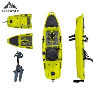 Kayak modulaire LSF 3m 1 personne avec pédales, <span class=keywords><strong>bateau</strong></span> de pêche pour la mer et les sports de plein air, en HDPE durable - Product Image 4