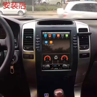 10,4 Zoll Stereo-Autoradio für Toyota Land Cruiser Prado 120 2002-2009 Tesla-Bildschirm GPS-Navigation für Lexus GX470 Android GPS