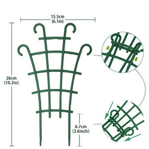 Supports de jardin pour plantes, anneaux de soutien pour plantes grimpantes, treillis empilable - Product Image 2