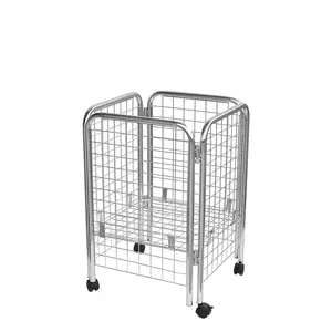 Giỏ Lưới Sắt Mạ Crôm Cho Siêu Thị Bóng Rổ Hiển Thị (DG0875) - Product Image 1