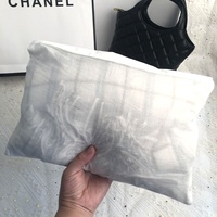 T-shirt à rabat en coton et lin personnalisé emballage sac à poussière avec logo imprimé sac à main cadeau chaussure vêtements enveloppe de rangement pochette en coton