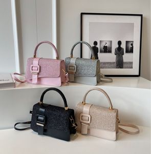 Korea Style Bling Bling Frauen taschen <span class=keywords><strong>PU</strong></span> Leder Frau Umhängetaschen Damen Süße Sling Square Taschen - Product Image 6