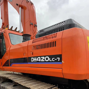 Excavadora de cadenas usada de alta calidad Doosan DH420-7, maquinaria pesada para construcción, DH370 en venta con EPA - Product Image 1