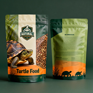 Sacs d'emballage personnalisés biodégradables refermables pour aliments et friandises pour animaux de compagnie, sacs holographiques en Mylar pour nourriture pour chats, chiens, poissons et tortues - Product Image 5
