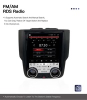 Autoradio Android GPS Navi Lecteur multimédia Stéréo pour Dodge Ram 1500 2500 3500 2013-2018 Écran vertical DSP CarPlay 4G