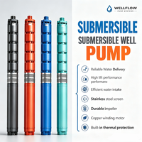 Pompe à eau submersible pour puits profond, pompe verticale submersible multi-étages pour puits profond
