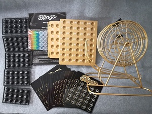 Jeu <span class=keywords><strong>de</strong></span> islamique <span class=keywords><strong>de</strong></span> luxe, 6 pouces, Cage avec fil métallique, 75 boules, 150 cartes - Product Image 2