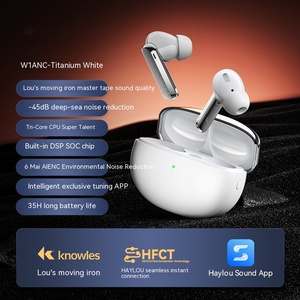 <span class=keywords><strong>HAYLOU</strong></span> <span class=keywords><strong>W1</strong></span> ANC True Wireless Earbuds -45dB ANC Bluetooth 5,3 Auriculares Premium Hi-Fi Sound 35 horas de duración de la batería Auriculares inalámbricos - Product Image 5