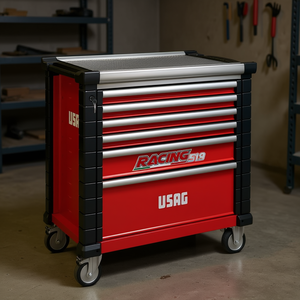 Gabinete de Herramientas USAG Racing 519 con 6 Cajones, Rodante, de Acero, para Almacenamiento en Taller - Product Image 3